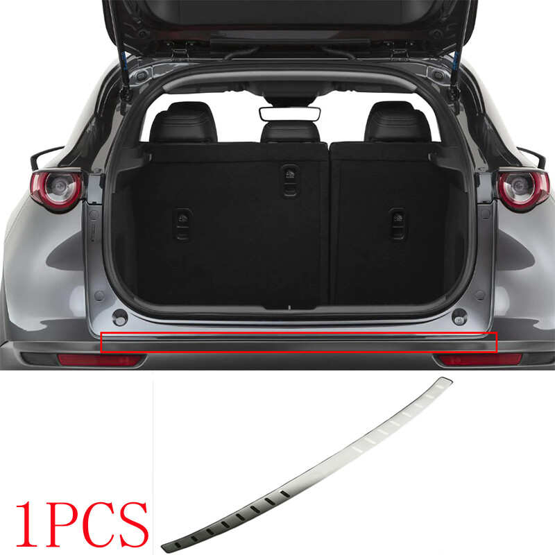 Protection Seuil Coffre Mazda CX-30 - Tuning-Art L401 Acier Inox Argent