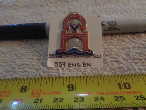 559th Engineer Battalion S21 Unit Crest, DI, DUI (DRAW#96)