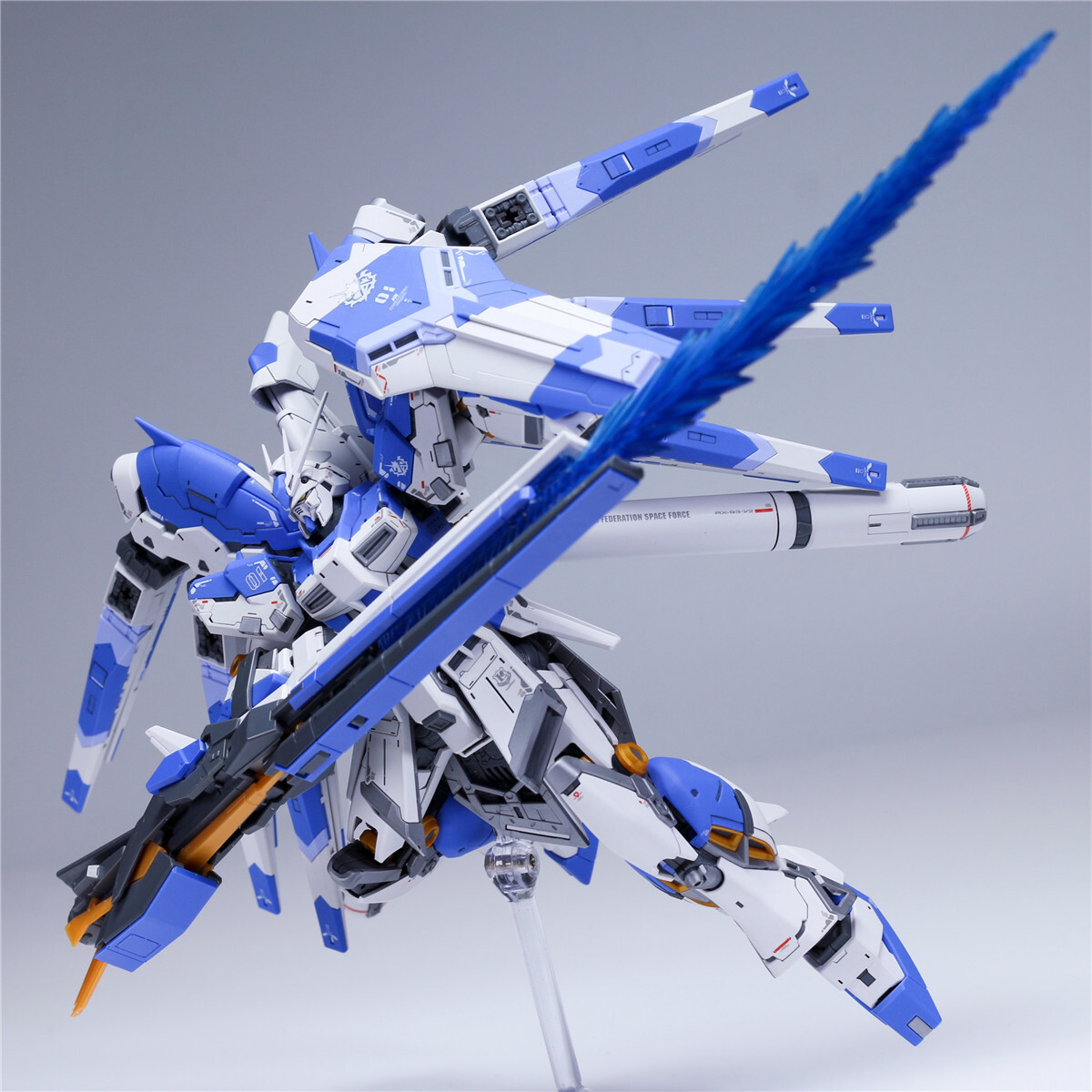 EW long range Fin Funnel weapon set for 1/144 RG HG EG RX-93-v2 Hi