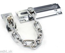 Securit S1621 Chrome Plated Door Bolt Lock Security Chain 80mm/3?