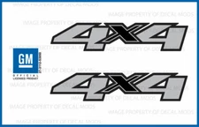 🔥 set of 2: 07 <-> 13 Chevy Silverado 4x4 decals - F - side 2500 GM HD stickers