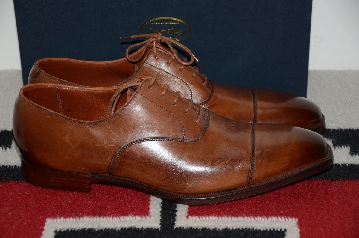 CROCKETT & JONES ブラウン HAREWOOD 6E Crockett & Jones Made in England Harewood 2 Handgrade Leather