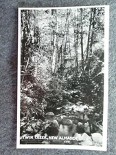 Vintage Twin Creek, New Almaden, California Photo Postcard 