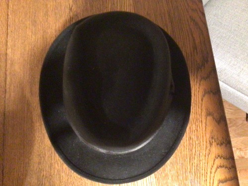 Vintage Towncraft (Whippet) Fedora Hut - (3X Qualität) braun Fell Finish ~ 7 1/8 - Bild 2 von 5