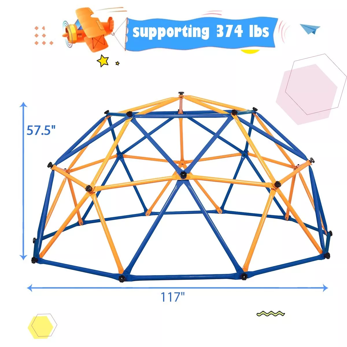 Kids dome climber play structures multiple kids jungle gym climbing structure sale