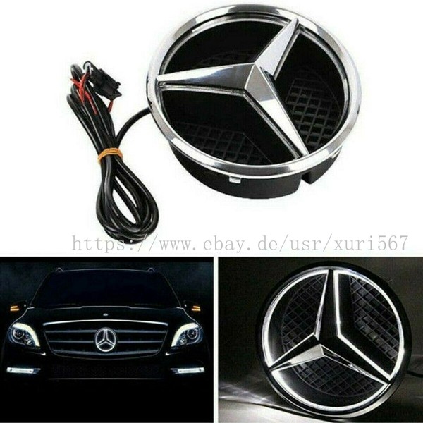 FüR 2016-23 Mercedes Benz Neu E-Series W213 Grill Silber Logo Licht Stern Emblem-image