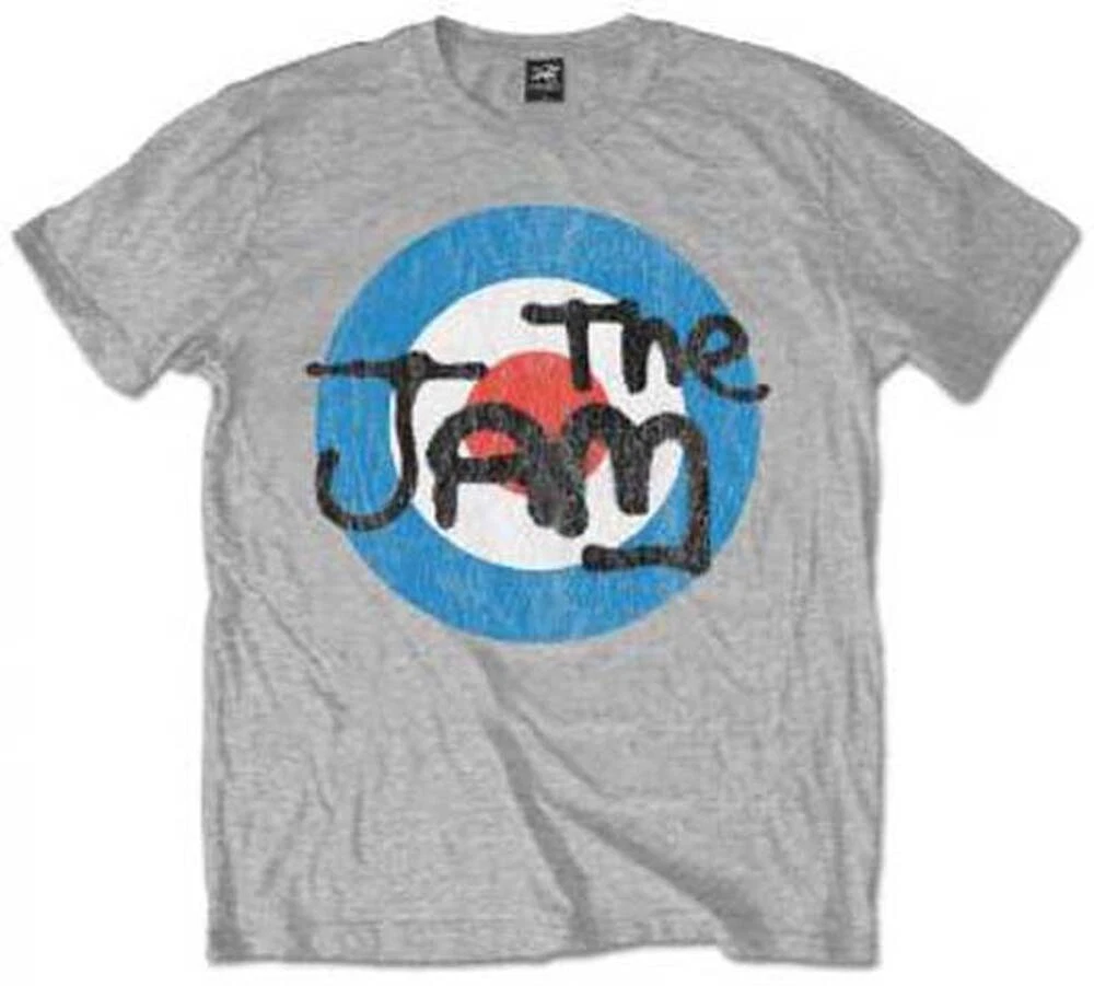 THE JAM VINTAGE LOGO MENS T-SHIRT LARGE NEW OFFICIAL GREY NEW | eBay