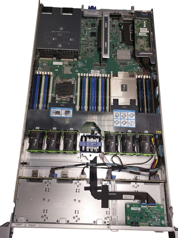 Cisco UCS C220 M4 Rack Server, E5-2650 V3 @ 2.3GHz 64GB 8xSFF Mega RAID # 13 - Bild 3 von 3