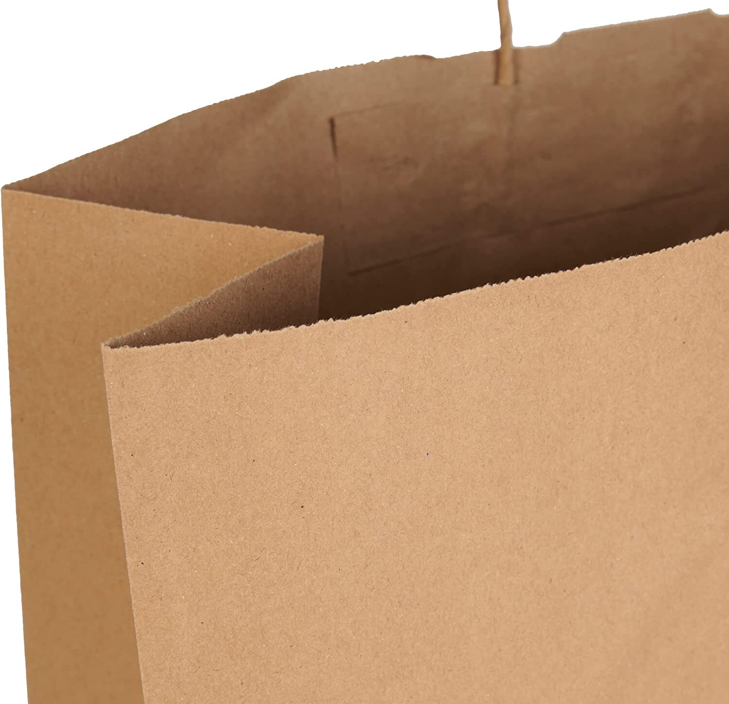 Paper Shopping Bags 100 Natural Kraft 16" x 6 x 12 ½" Retail Merchandise Handles