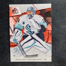 2021-22 SP Game Used Red Fragment #97 Philipp Grubauer #075/205