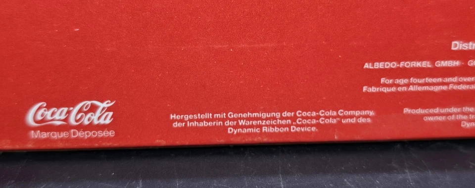 Rare Vintage 1990 Albedo Forkel Coca Cola Die Cast Semi Truck NoS Sealed D-8807 - Image 3 of 4