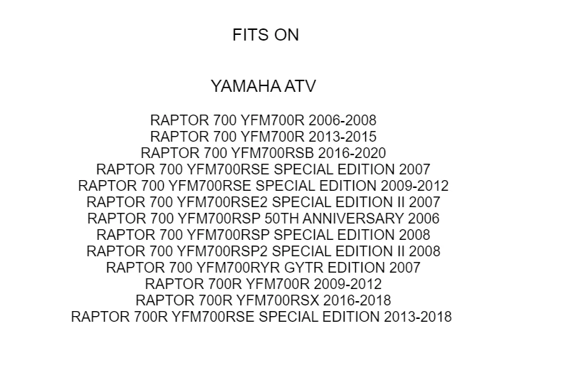 Anillo de pistón de cilindro para Yamaha Raptor 700 YFM700R 2006 2007-2020 diámetro estándar Foto 2 de 2