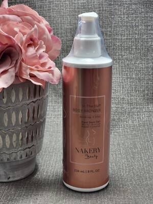 Nakery Beauty In The Buff Body Bronzer Tone-Up + Blur 8 oz . NEW NOT SEALED