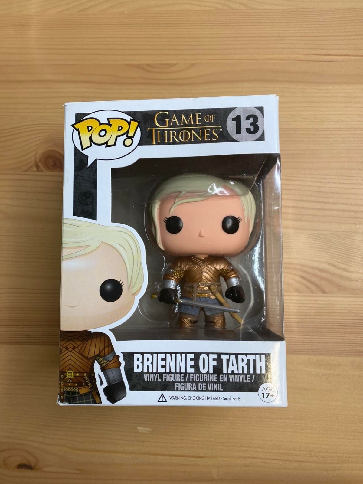 Funko! Pop #13 - Brienne Of Tarth - Game Of Thrones [Very Slight Box Damage]