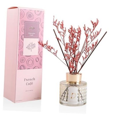 Warm Coffee Scented Reed Diffusers for Home,Woody Scented Diffusers French Café