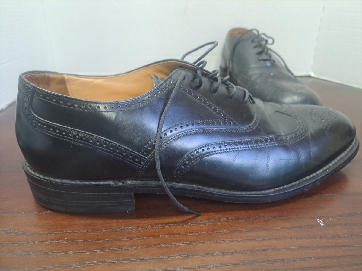 STAFFORD EXECUTIVE Comfort Plus Black Leather Wingtip Shoes Men\'s Size 11.5 Executive Imperials Wingtip Oxford Shoes Men and 49 similar  main image 4