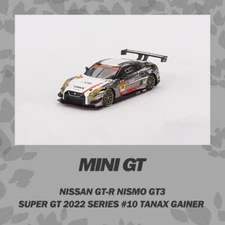 MINI GT 1:64 Nissan GT-R NISMO GT3 #10 TANAX GAINER 2022 Super Car
