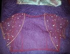 Indian Bridal wedding party choli Lehenga  Bollywood Designer 4 pieces Red/gold  — photo 4