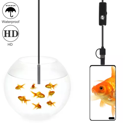 5M USB Wasserdicht Endoskop Kamera 5,5mm LED HD Inspektion für Handy Android PC - Bild 8 von 14
