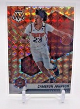 2020-21 Panini Mosaic Basketball Cameron Johnson Orange Reactive Prizm - Suns
