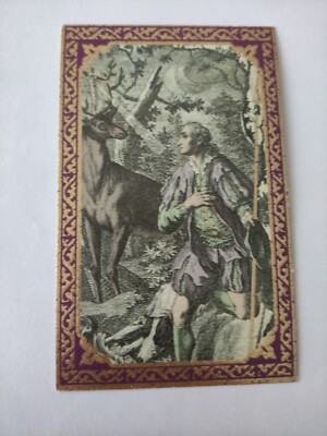 Sant' Eustachio Gloriae Santino holy card