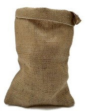 Nutley's Small Hessian Sack 20 x 30cm Garlic Shallots Onion Storage Bag 8.9oz