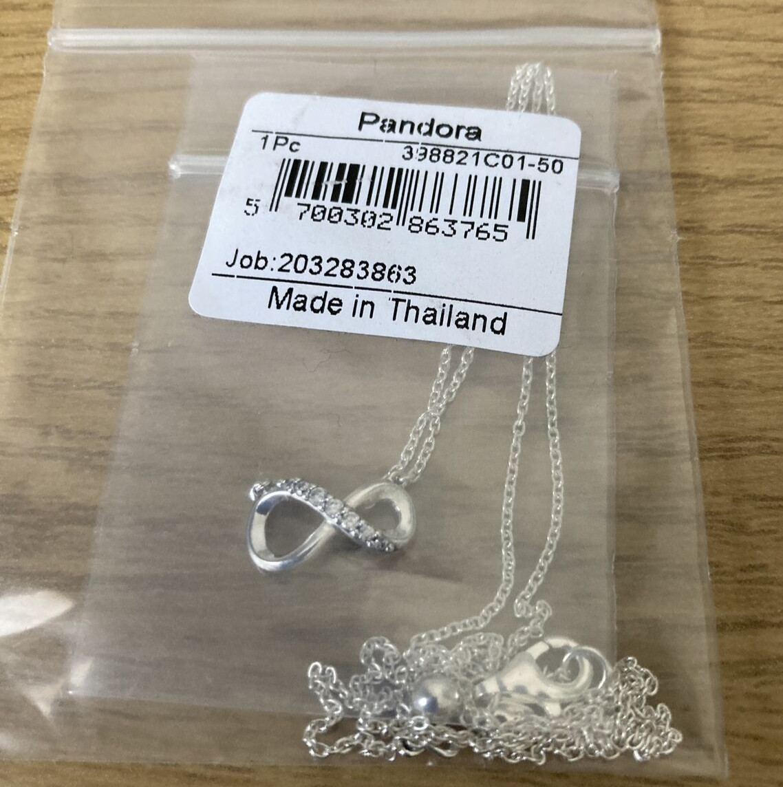 Pandora Sparkling Infinity Collier Necklace 398821C01-50 UK