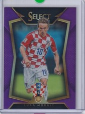 2015/16 PANINI SELECT SOCCER LUKA MODRIC PURPLE PRIZM /99 CARD