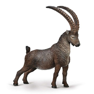 CollectA Alpensteinbock - handgefertigte Bergziege, realistische Spielzeugtiere