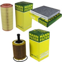 Mann-Filter Inspektionspaket Filtersatz Passend FüR Audi A2 1.4 TDI 1.2