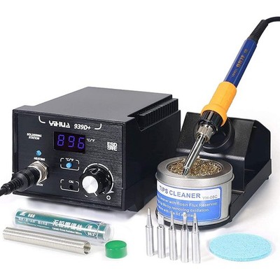 YIHUA 939D+ Digital Soldering Station, 75 Watt Equivalent with Temperature Co...