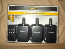 Defiant 3-pack wireless indoor/outdoor remote control switch YLT-42-3