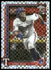 Alejandro Osuna Rookie RC 2025 Topps Chrome Update #USC174 X-Fractors Rangers