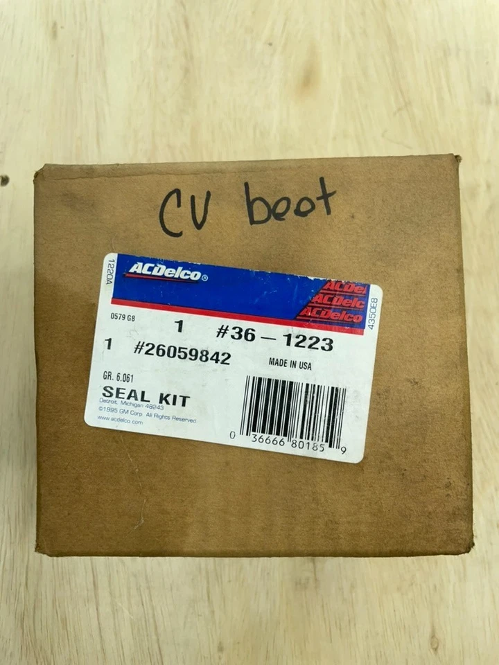 Kit de arranque articulado CV 87-05 Deville Eldorado 26059842 eje de tracción delantera GM OEM Foto 3 de 3