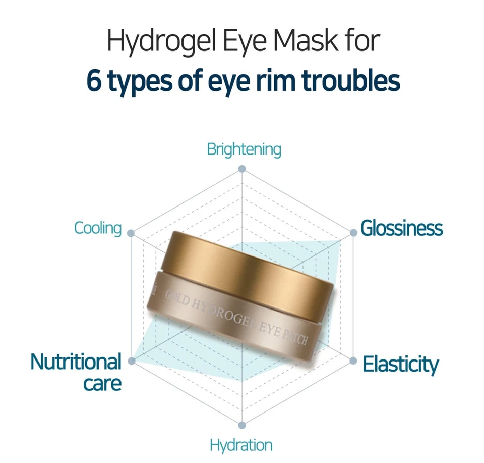 Gold Hydrogel Eye Patch 60ea (30pairs) - Image 4 of 4