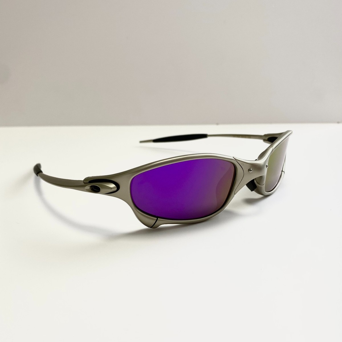 New Oakley X-Metal Juliet 1.0 Sunglasses Silver Frame/Purple