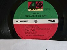 Carillo - Rings Around The Moon - Atlantic - Sd 19176 - Lp Glossy Vg Promo