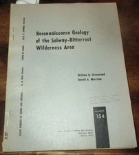 GEOLOGY NORTH-CENTRAL IDAHO SELWAY BITTERROOT WILDERNESS REGION MINERALS ORES
