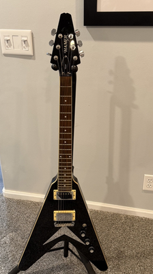 ギター HAMER Vector XT Hamer Vector XT Flying V Guitar - 2005 - Black - Very Nice | eBay