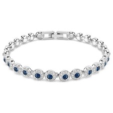 Swarovski Una Angelic Bracelet, Round Cut, Bl...