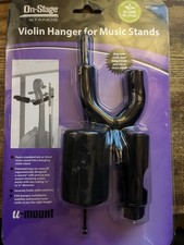 On-Stage Stands Violin Hanger for Music Stands Black