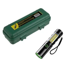 Rechargeable LED Flashlight – 6 Modes, 500 Lumen, USB-C, Case Included