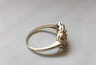 Vintage 18K White Gold Ornate Size 7 Ring Missing Stones 3.1 Grams — photo 6