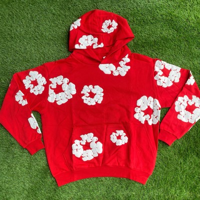 *BRAND NEW* Denim Tears  RED   Hoodie - (Size M