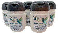 Bath  Body Works Beautiful Day Moisturizing Sanitizer Pocketbac Gel 1 Oz x5