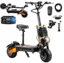 8000W Folding Dual Motor 60V 43Ah Adult Electric Scooter 11" Road Tire E-Scooter