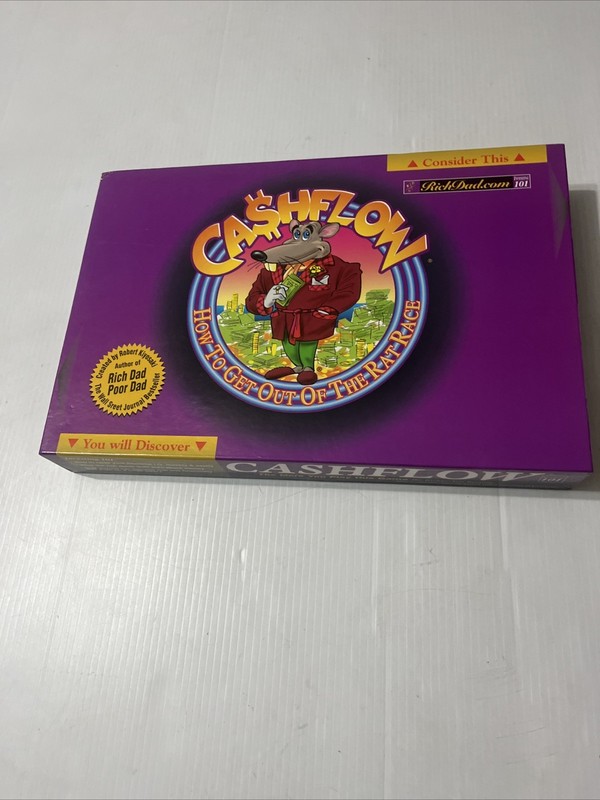 Open Box Cashflow Board Game Rich Dad Poor Dad Finances 101