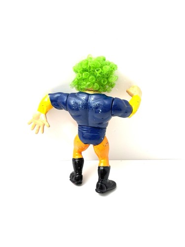 WWE HASBRO SERIES 9 DOINK THE CLOWN WRESTLING FIGURE CUSTOM PAINT BROKEN FOOT - Picture 4 of 4