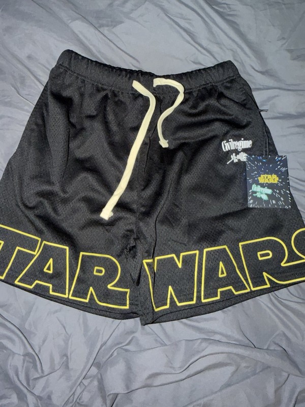 Civil Regime Small Men’s Straw Wars Shorts Black