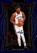 2024-25 Panini Select Rookie #93 Ariel Hukporti Blue Retail Knicks (RC)